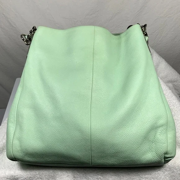 Coach Mint Green Leather Phoebe Shoulder Bag F35723 - Picture 2 of 16